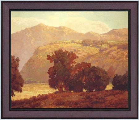 framed  Maurice Braun Calfifornia Hills, Ta3078-1